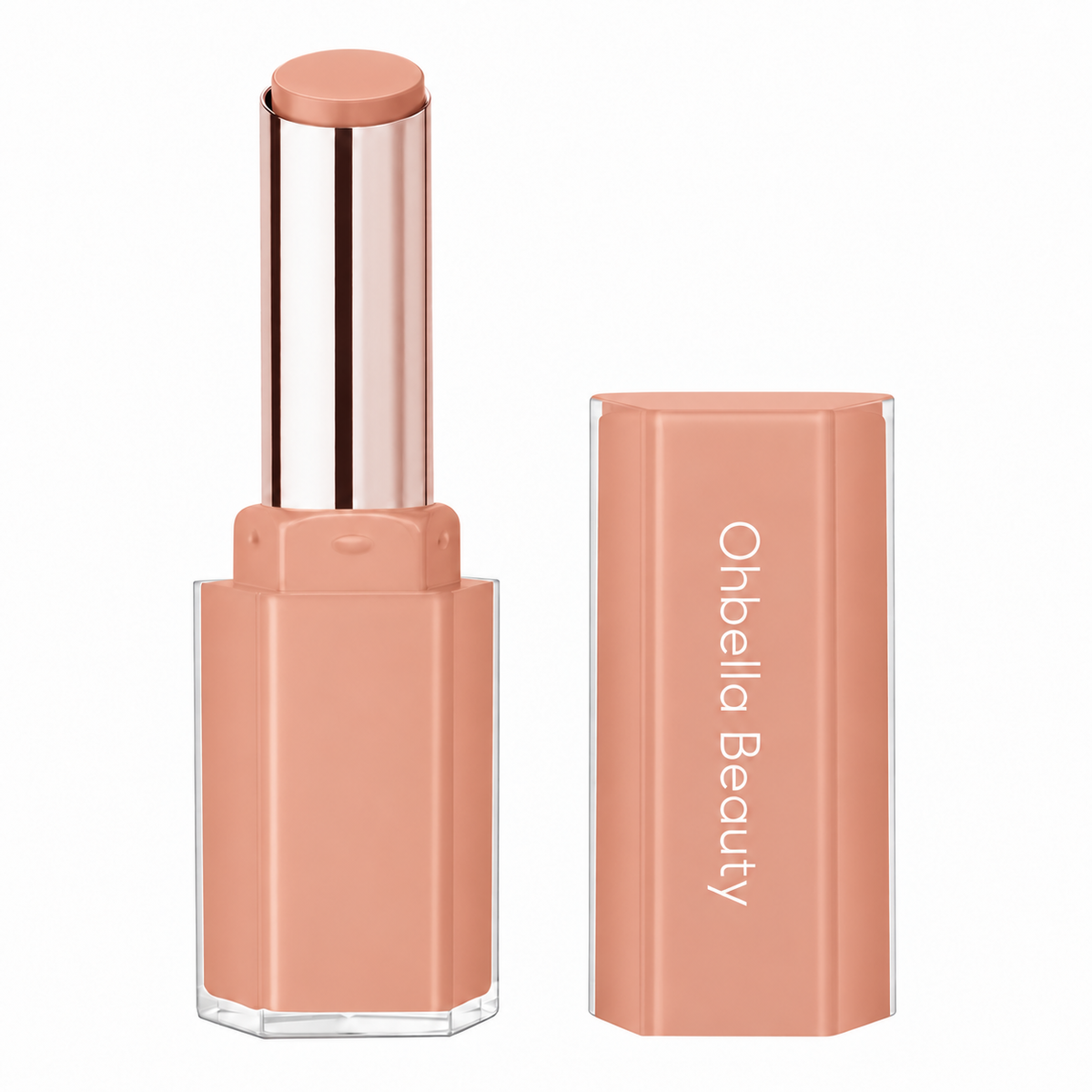 Ohbella Beauty Gloss Bomb Stix - Birthday Suit — Nude beige melocotón