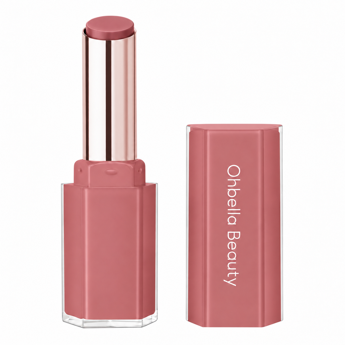 Ohbella Beauty Gloss Bomb Stix - FU$$Y — Rosa empolvado