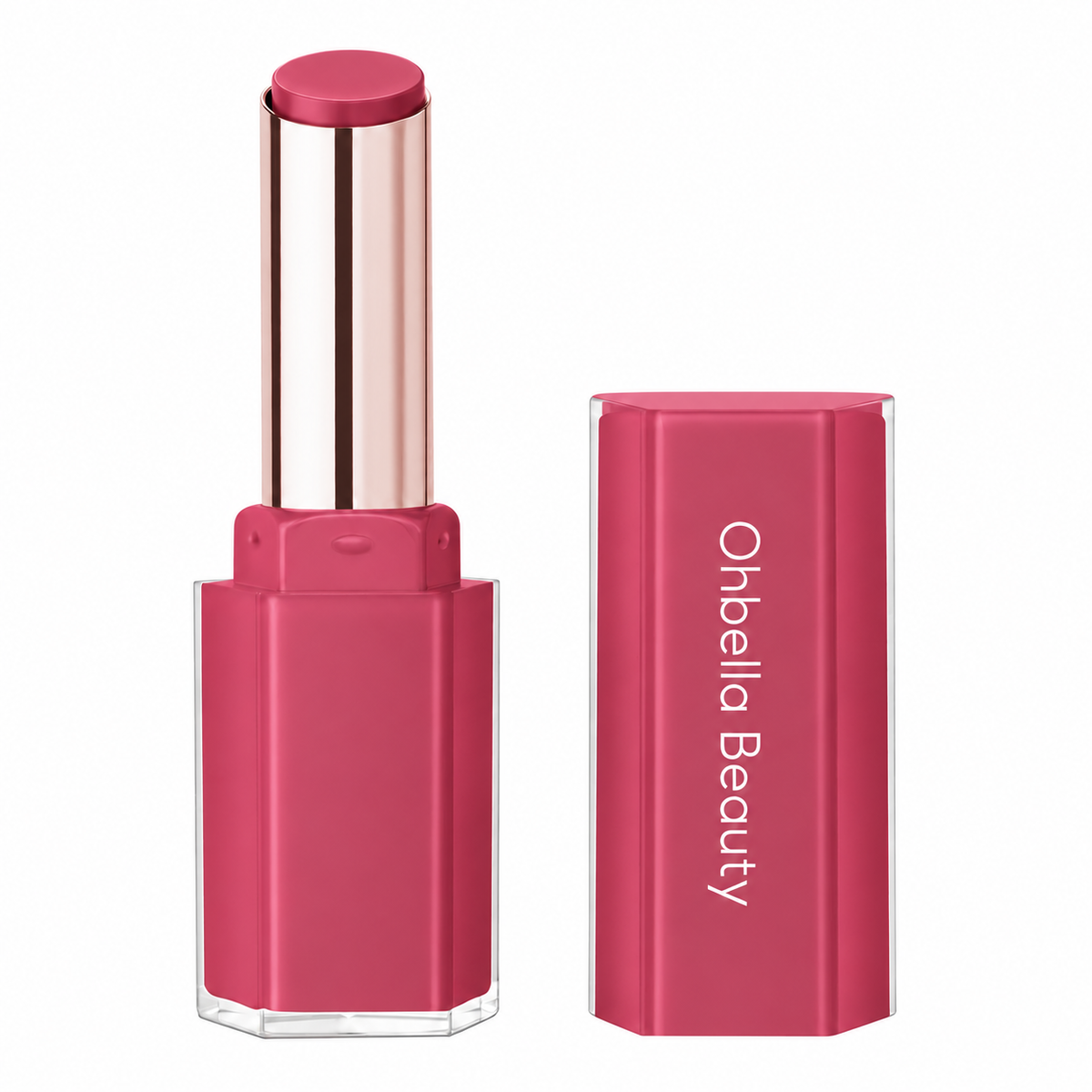 Ohbella Beauty Gloss Bomb Stix - High'Biscus — Rosa fucsia
