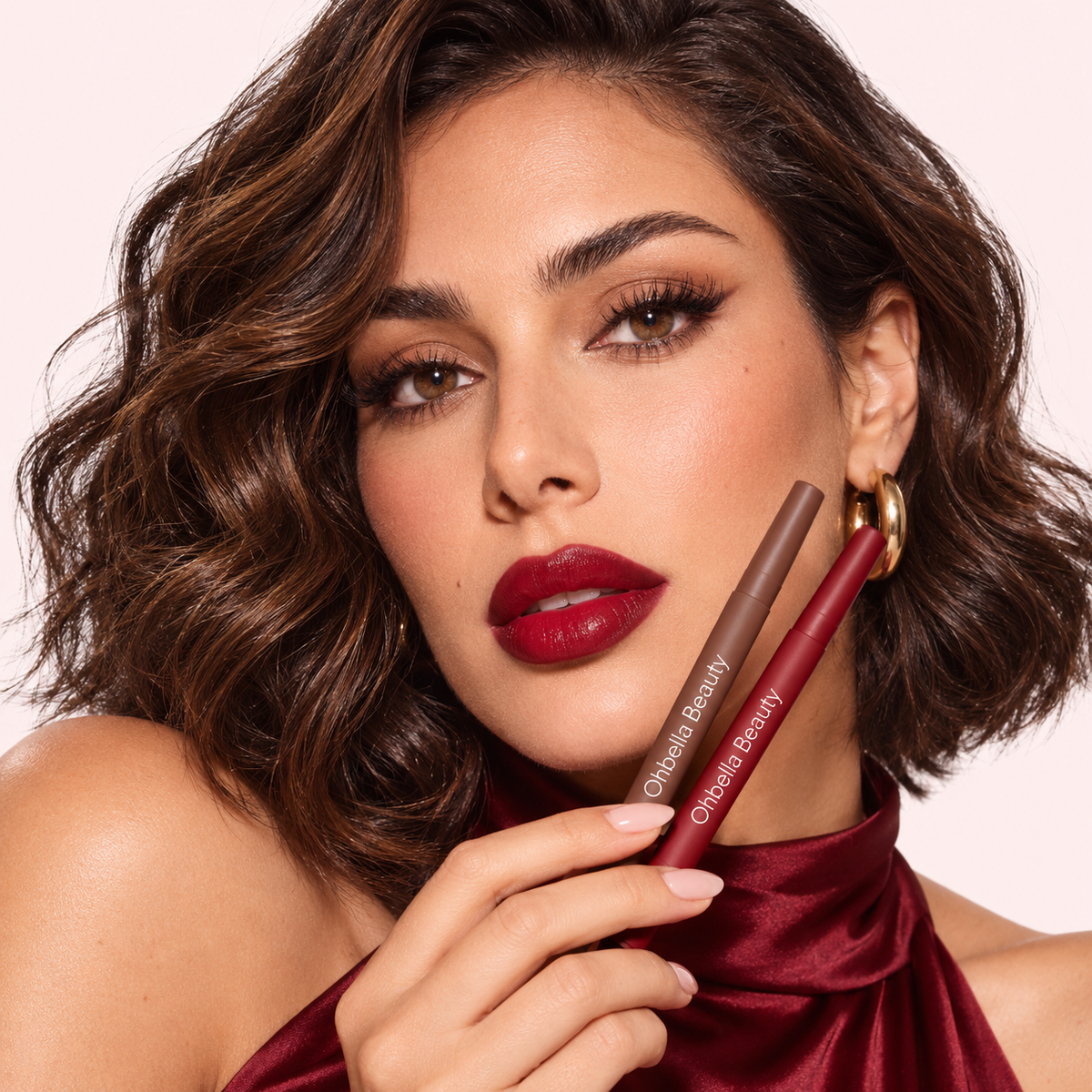 Modelo recreada con perfiladores Ohbella Beauty